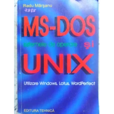 SISTEME DE OPERARE MS-DOS SI UNIX