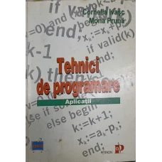 TEHNICI DE PROGRAMARE. APLICATII