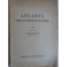 ANUARUL COMISIUNII MONUMENTELOR ISTORICE PE 1942