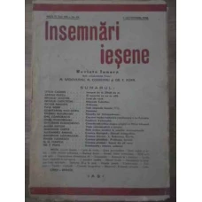 INSEMNARI IESENE ANUL III, VOL.VIII - NR.10. 1 OCTOMVRIE 1938