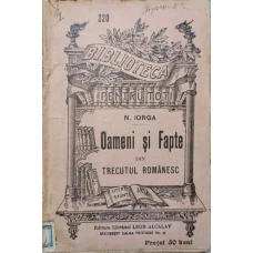 OAMENI SI FAPTE DIN TRECUTUL ROMANESC