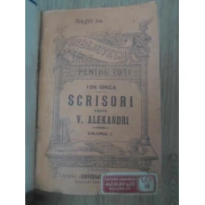 SCRISORI CATRE V. ALEXANDRI VOL.1-4 (COLEGATE)