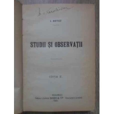 STUDII SI OBSERVATII