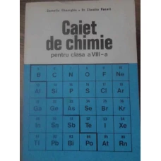 CAIET DE CHIMIE PENTRU CLASA A VIII-A