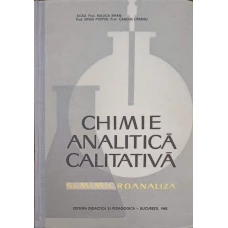 CHIMIE ANALITICA CALITATIVA SEMIMICROANALIZA