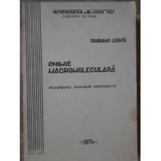 CHIMIE MACROMOLECULARA. POLIMERIZAREA COMPUSILOR NESATURATI (I)