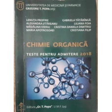 CHIMIE ORGANICA. TESTE PENTRU ADMITERE