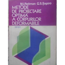 METODE DE PROIECTARE OPTIMA A CORPURILOR DEFORMABILE