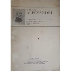 VASILE ALECSANDRI, POVESTIREA UNEI VIETI