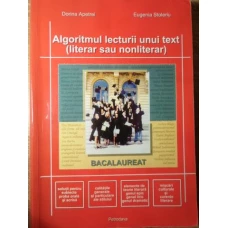 ALGORITMUL LECTURII UNUI TEXT (LITERAR SAU NONLITERAR)