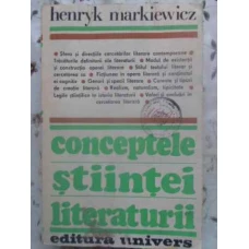 CONCEPTELE STIINTEI LITERATURII