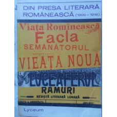DIN PRESA LITERARA ROMANEASCA 1900-1918