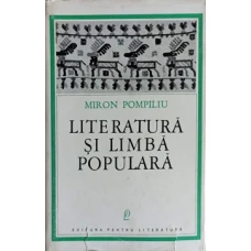 LITERATURA SI LIMBA POPULARA. VERSURI ORIGINALE SI TALMACIRI (EDITIE INGRIJITA DE VASILE NETEA)