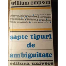 SAPTE TIPURI DE AMBIGUITATE