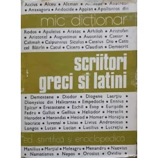 SCRIITORI GRECI SI LATINI