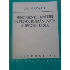 SENTIMENTUL NATURII IN PROZA ROMANEASCA A SECOLULUI XIX