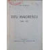 TITU MAIORESCU 1840-1917