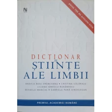 DICTIONAR DE STIINTE ALE LIMBII