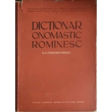 DICTIONAR ONOMASTIC ROMANESC