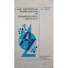 MIC DICTIONAR INDRUMATOR IN TERMINOLOGIA LITERARA