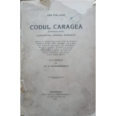 CODUL CARAGEA REPRODUS DUPA MANUSCRISUL ORIGINAL ROMANESC