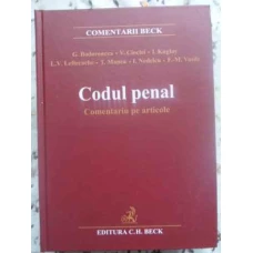 CODUL PENAL COMENTARIU PE ARTICOLE