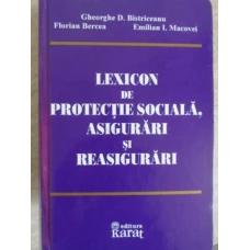 LEXICON DE PROTECTIE SOCIALA, ASIGURARI SI REASIGURARI