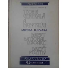 TEORIA GENERALA A DREPTULUI DREPT RATIONAL, IZVOARE SI DREPT POZITIV