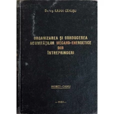 ORGANIZAREA SI CONDUCEREA ACTIVITATILOR MECANO-ENERGETICE DIN INTREPRINDERI