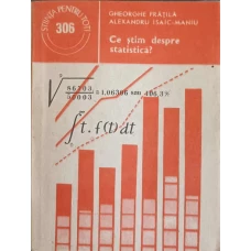 CE STIM DESPRE STATISTICA?