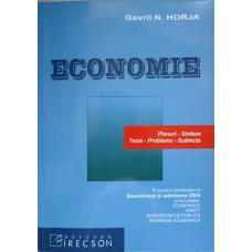 ECONOMIE. PLANURI, SINTEZE, TESTE, PROBLEME, SUBIECTE
