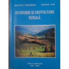 ECONOMIE SI DEZVOLTARE RURALA