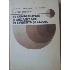 LUCRARI PRACTICE DE CONTABILITATE SI MECANIZARE IN EVIDENTA SI CALCUL