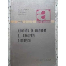 APARATE DE MASURAT SI MASURARI NUMERICE