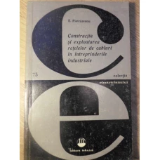 CONSTRUCTIA SI EXPLOATAREA RETELELOR DE CABLURI IN INTREPRINDERILE INDUSTRIALE