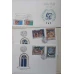 CLASOR CU TIMBRE ROMANESTI STAMPILATE, COLITE SI FDC-URI - 10 FILE, FORMAT A4