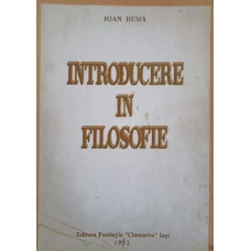 INTRODUCERE IN FILOSOFIE