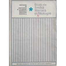 STUDII DE LIMBA SI FILOLOGIE