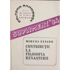 CONTRIBUTII LA FILOSOFIA RENASTERII