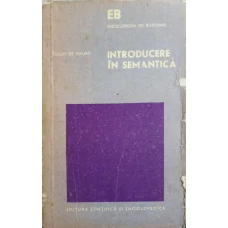 INTRODUCERE IN SEMANTICA