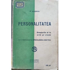 PERSONALITATEA. DREPTURILE EI IN ARTA SI VIATA