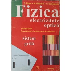 FIZICA, ELECTRICITATE OPTICA PENTRU LICEU, BACALAUREAT SI CONCURSURI DE ADMITERE SITEM GRILA