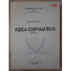 FIZICA CORPULUI SOLID PARTEA I-A