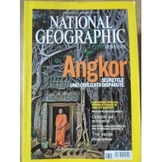 NATIONAL GEOGRAPHIC ROMANIA, IULIE 2009. ANGKOR, SECRETELE UNEI CIVILIZATII DISPARUTE