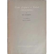 CUM DISPARE O LIMBA (ISTROROMANA)