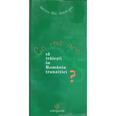 CE ROST ARE SA TRAIESTI IN ROMANIA TRANZITIEI?