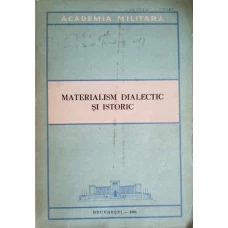 MATERIALISM DIALECTIC SI ISTORIC, CULEGERE DE LECTII