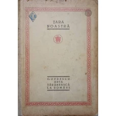 TARA NOASTRA, ARTA TARANEASCA LA ROMANI