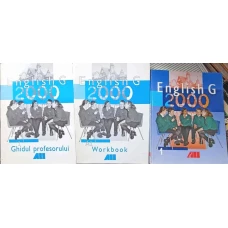 SET 3 CARTI ENGLISH G 2000: MANUAL PENTRU CLASA A V-A, WORKBOOK, GHIDUL PROFESORULUI