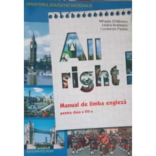 ALL RIGHT, MANUAL DE LIMBA ENGLEZA PENTRU CLASA A VII-A